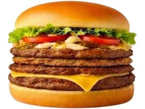 Triple Meat Whataburger