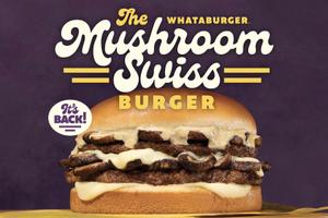 Mushroom Swiss Burger