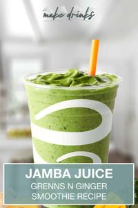 Greens 'n Ginger Smoothie (Medium)