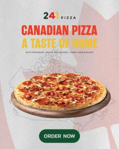 Canadian Pizza (1 Slice, Medium)
