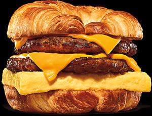 Double Croissan'wich Sausage, Egg & Cheese