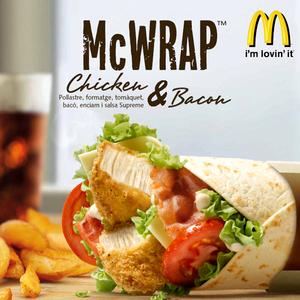 Chicken & Bacon McWrap (Crispy)
