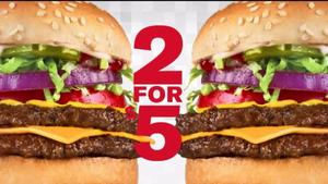 Double Checkerburger with Cheese