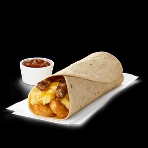 Hash Brown Scramble Burrito (Sausage)