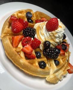 Fresh Fruits Waffle