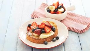 Kids French Toast with Fruit