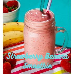 Strawberry Banana Smoothie (Medium)