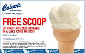 Vanilla Custard Cake Cone (1 Scoop)
