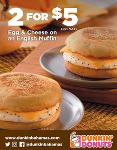 Egg & Cheese on English Muffin