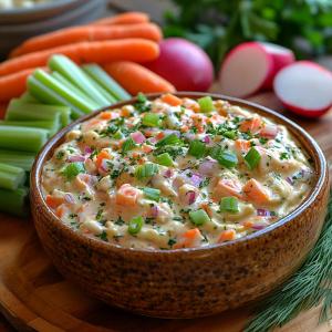Garden Veggie Cream Cheese Spread