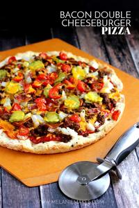 Bacon Double Cheeseburger Pizza (Medium, 1 slice)