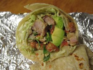 Chicken Avocado Burrito