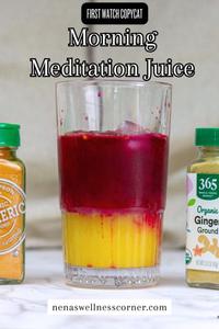 Morning Meditation Juice