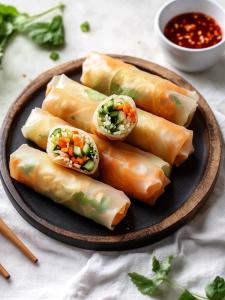 Vegetable Spring Rolls (2 Pieces)