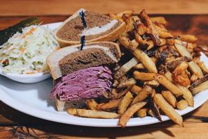 Montreal Smoked Meat Plate (Fries, Coleslaw, Pickle)
