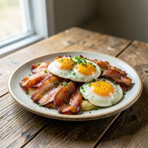 Bacon and Eggs Breakfast