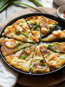 Seafood Pancake (Haemul Pajeon)