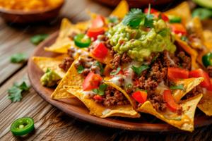 Nachos with Cheese Sauce