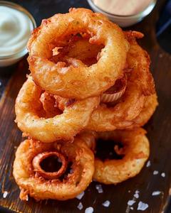 Beer-Battered Onion Rings