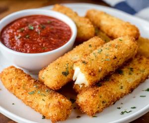 Mozzarella Sticks with Marinara Sauce