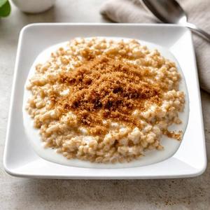 Oatmeal with Milk & Brown Sugar