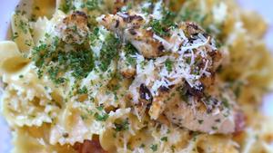 Asiago Chicken Bow-ties