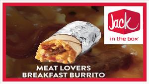 Meat Lovers Breakfast Burrito