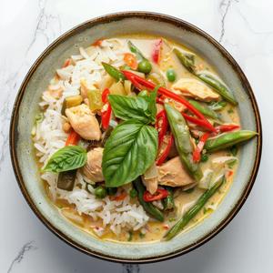 Chicken Thai Curry Bowl with Rice