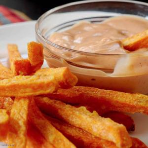 Sweet Potato Fries with Cajun Dipper