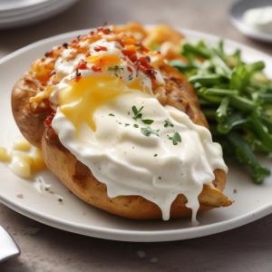Baked Potato with Sour Cream
