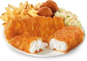 Battered Alaskan Cod (1 Piece)