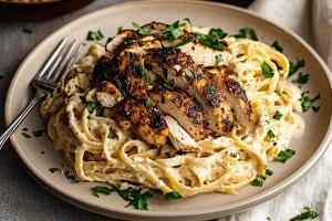 Blackened Chicken Alfredo