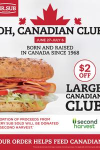 Canadian Club Sub (Small)
