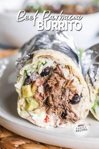 Beef Barbacoa Burrito (Regular)