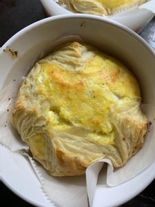 Four Cheese Baked Egg Soufflé