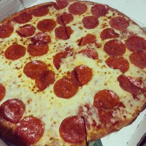 Pepperoni Thin Crust Pizza (Large, 1 slice)