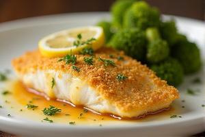 Parmesan-Crusted Fresh Tilapia