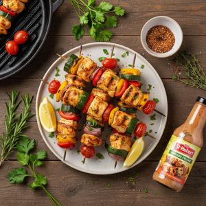 Chicken Brochette (with Sauce)