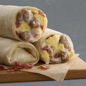 Meat Lovers Breakfast Burrito