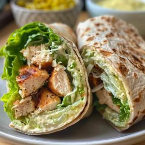 Classic Chicken Caesar Wrap