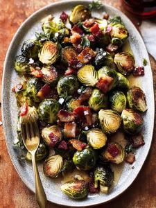 Roasted Bacon Brussels