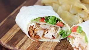 Rotisserie Chicken Club Wrap
