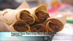 Crisp Meat Burrito