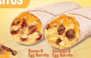 Bacon and Egg Burrito (Regular)