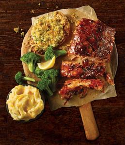 Parmesan-Crusted Chicken (with Mashed Potatoes & Broccoli)