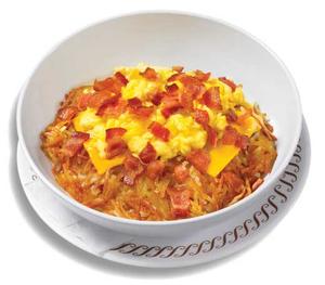 Bacon, Egg & Cheese Hashbrown Bowl