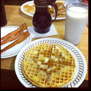 Kids Waffle with Bacon