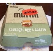 Sausage, Egg & Cheese Muffin