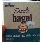 Turkey Sausage, Egg White & Cheese Bagel