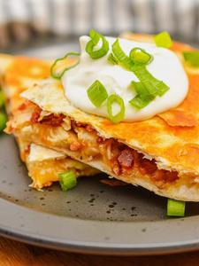 Chicken Bacon Ranch Quesadilla